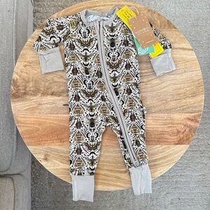 Wild Woven Zip Romper